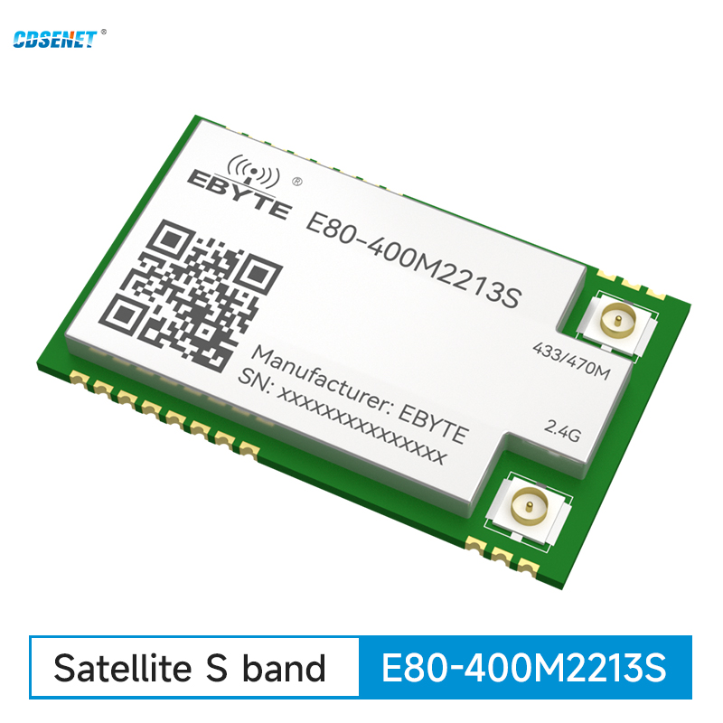 Lr1121 lora Spread Spectrum Modul Dualband 433MHz 2,4g smd tcxo cdsent E80-400M2213S spi rf Modul Sub-g Funkmodul