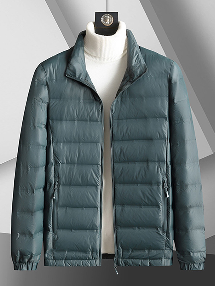 2023 neue männer Winter Unten Jacken 80% Weiße Ente Unten Gepolsterte Mantel Stehkragen Casual Windschutz Warme Jacke Plus größe 8XL