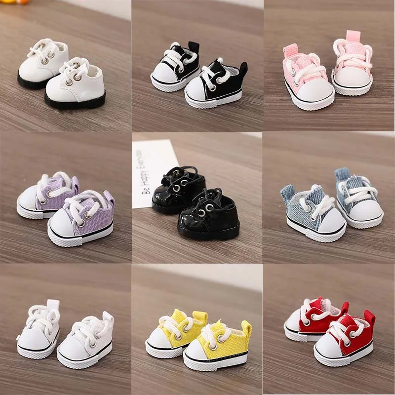 Per scarpe di tela LABUBU adatte per bambole Labubu da 17 cm Scarpe Stivali Giocattoli Scarpe sportive casual Accessori per bambole Giocattoli per bambole fai da te