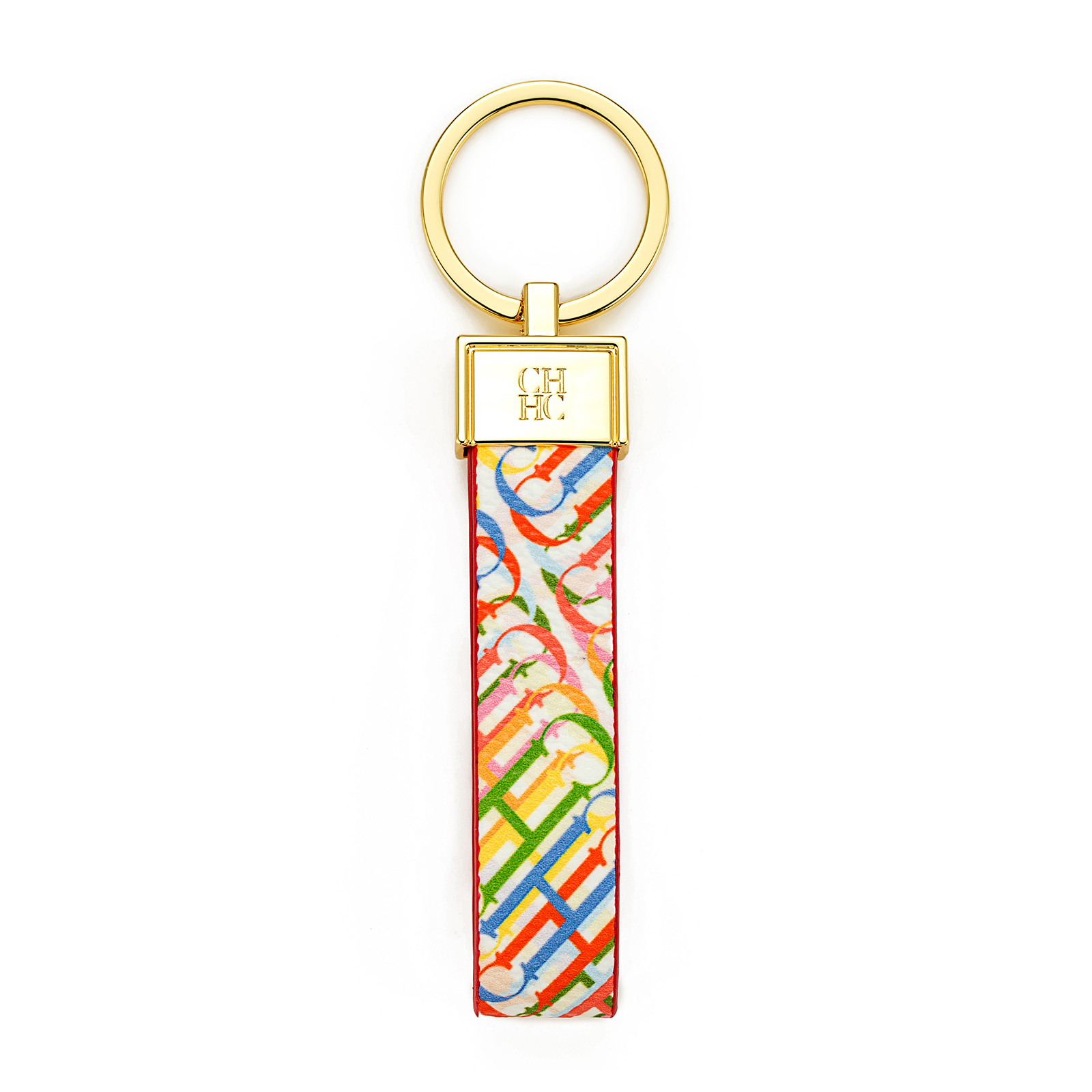 CH Fashion Keychain Simple and Exquisite Style Gift Jewellery Niche High-end Keychain Leather Keychain Unique Printing Design