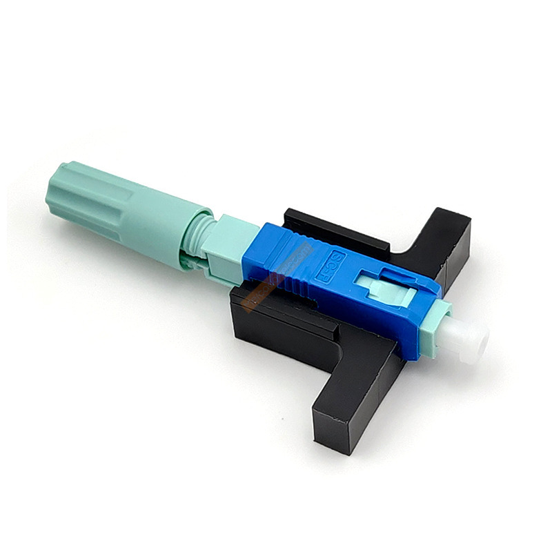 Ftth-bloco de conectores de fibra óptica, 58mm, comprimento fixo, monomodo, sc, upc, apc, conector rápido, 50.100.200 peças muito