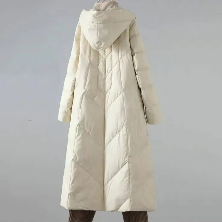 2024ฤดูหนาวPuffer Coatสตรียาวลงผ้าฝ้ายเสื้อเกาหลีHodoedผ้าฝ้ายเบาะเสื้อแจ็คเก็ตสตรีหญิงสบายๆเสื้อกันหนาว