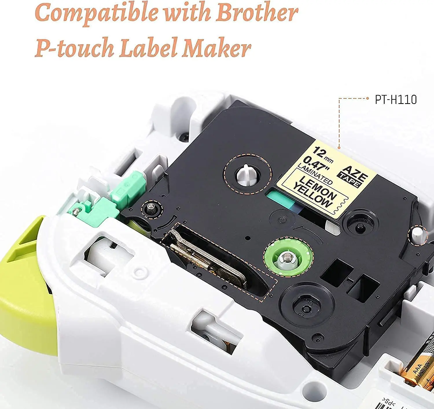 31 สีเทปฉลาก TZe-231 TZ 234 ตลับหมึกลามิเนตฉลากริบบิ้น Fit Brother P-touch Label Maker PT-E105 1010 H101C D210