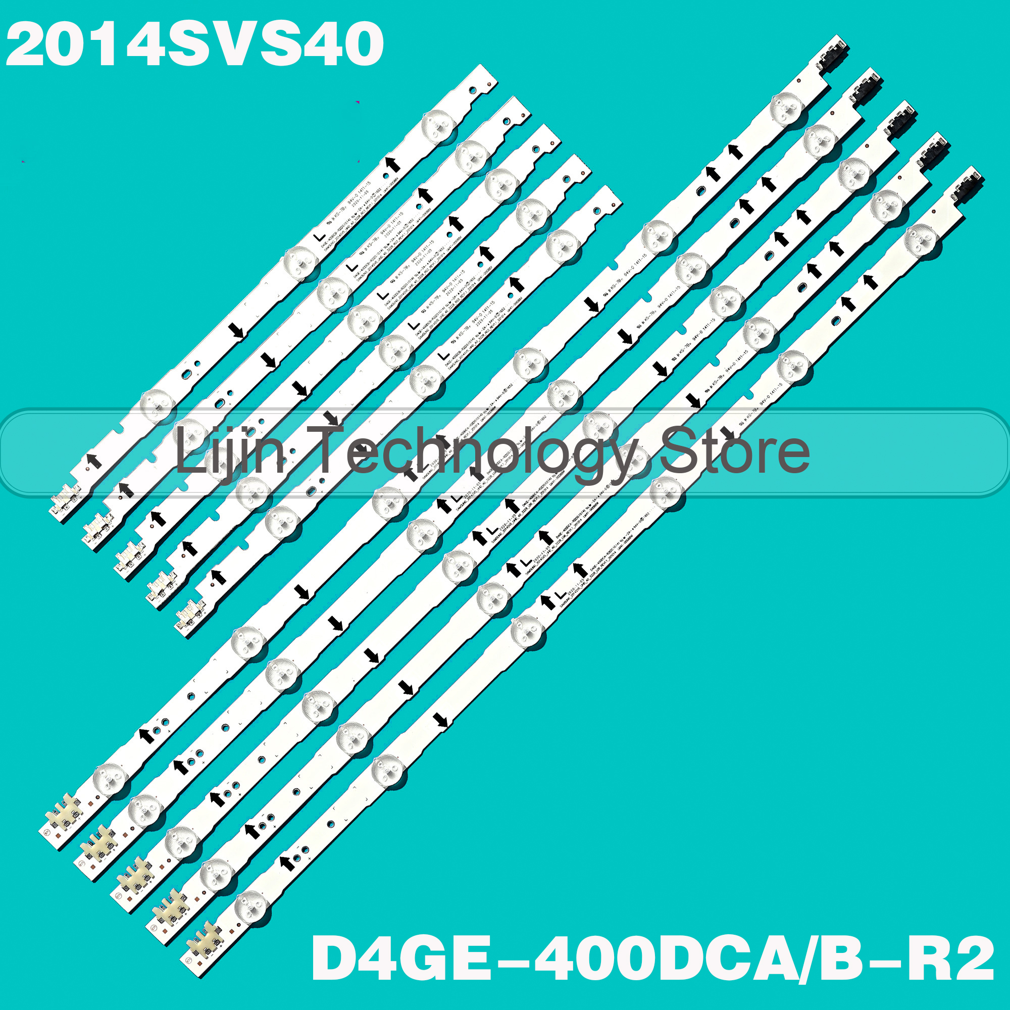 LED-Streifen für UE40H5100 UE40H6500 UE40H5500 UE40H6200 UE40J5100AW UE40H5000AK UE40H6400 UE40H5000 UE40H6200AY UE40H5500AK
