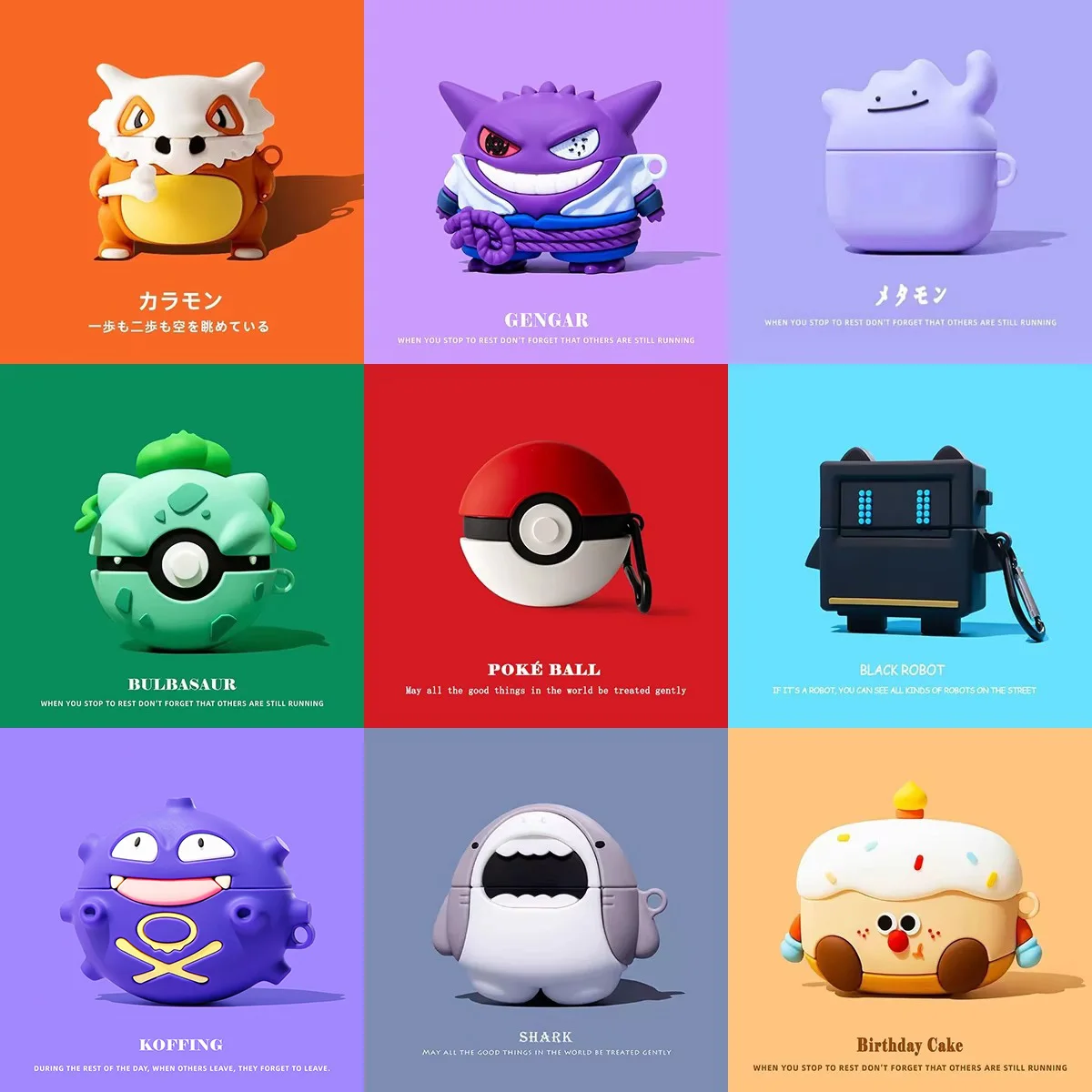 Funda de silicona de dibujos animados de Pokémon para Samsung Galaxy Buds 3 Pro, funda protectora inalámbrica, funda Samsung Galaxy Buds3