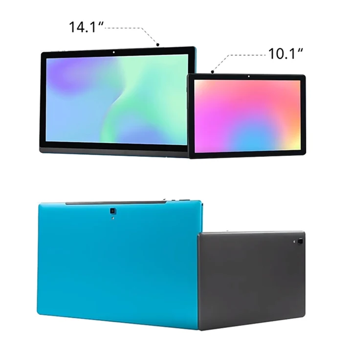 Large Screen 14.1 Inch Tablet Pc Android 12 tablet 12+256GB Phone Call Bluetooth 5G WiFi Pad For Educational/Sheet music/Kitchen
