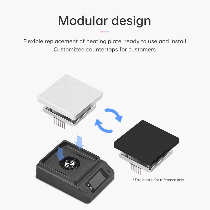 ALIENTEK HP15 Mini Heating Plate PD Digital Constant Temperature 350℃ Disassembly welding table Repair Intelligent Heating Tool