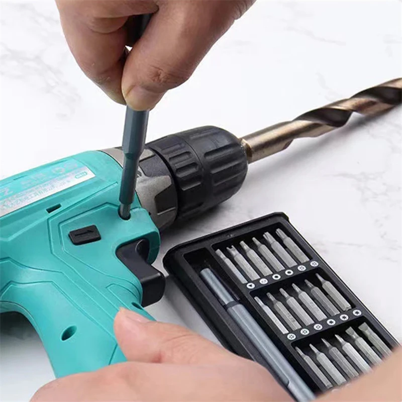 Magnetic Screwdriver Set 25 in 1 Screw Driver Se Hexagonal Torx Bits Hand Tool Repairing Kits for iPhone PC Watch Camera Glasses