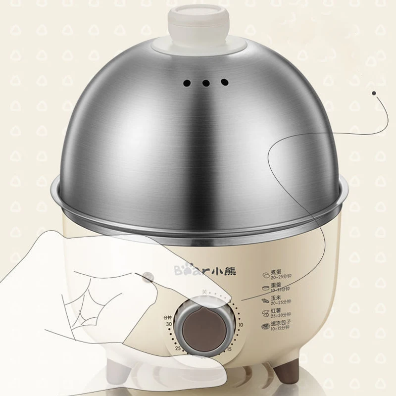 360W Điện Vỉ Luộc Trứng Ăn Sáng Máy Multicooker Xông Hơi Tự Động Trứng Bếp Nhà Trứng Sữa Trứng Hấp Điện Có Hẹn Giờ