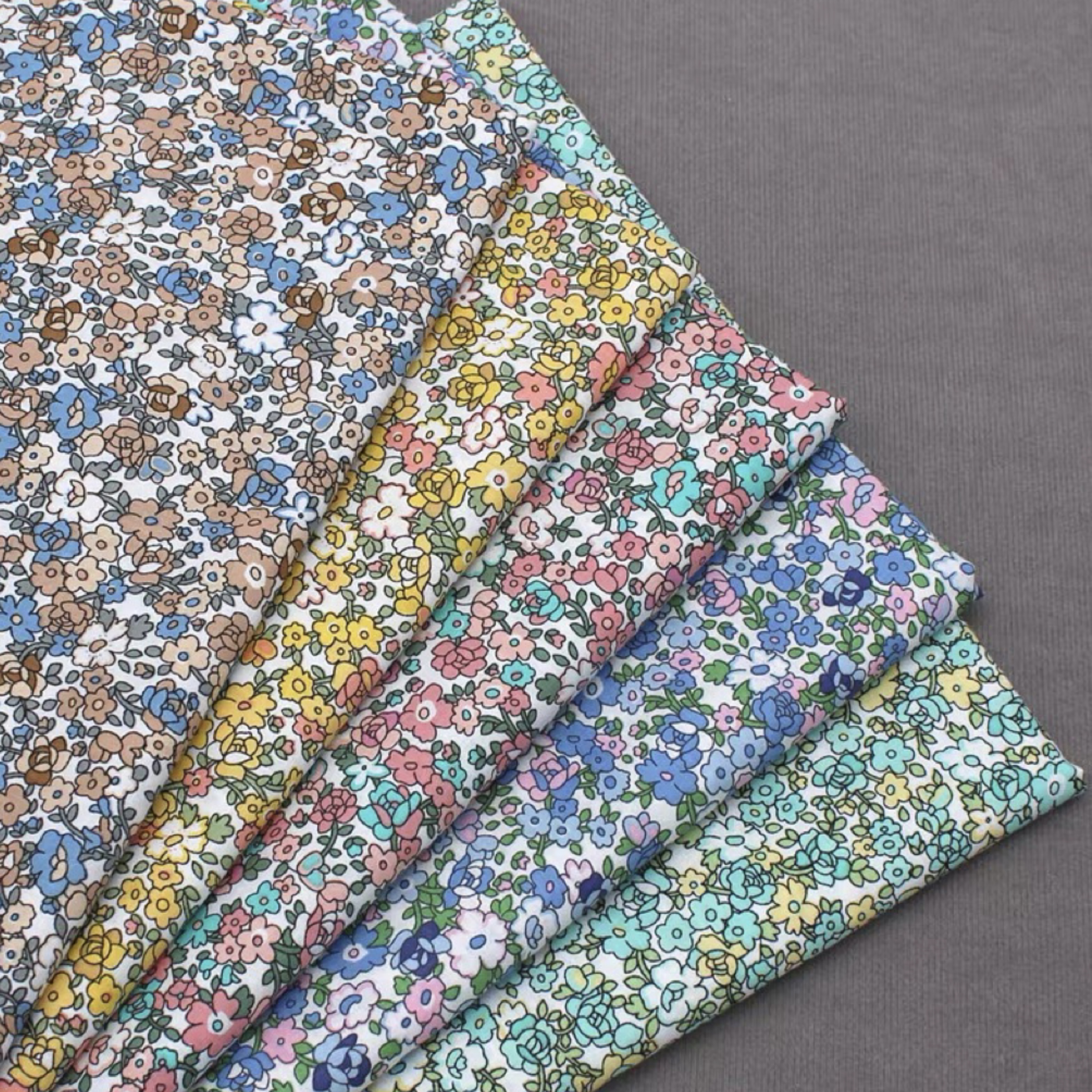 Новая сельская местность, индивидуальный узор, 100% хлопок, поплиновая ткань, рубашка с принтом, детское платье, дизайн ткани для одежды