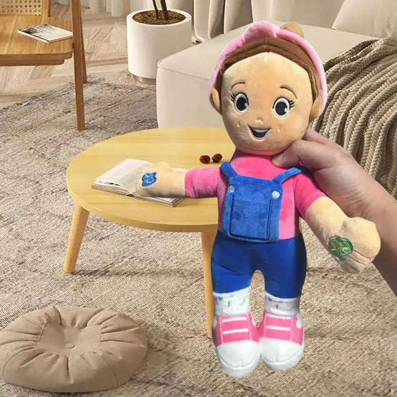 การ์ตูน MS Rachel ตุ๊กตาของเล่นตุ๊กตาพูดร้องเพลงหมอนเด็กทารกเด็กวัยหัดเดิน Sleeping Plush ตุ๊กตาของขวัญวันเกิดสําหรับเด็กผู้หญิง