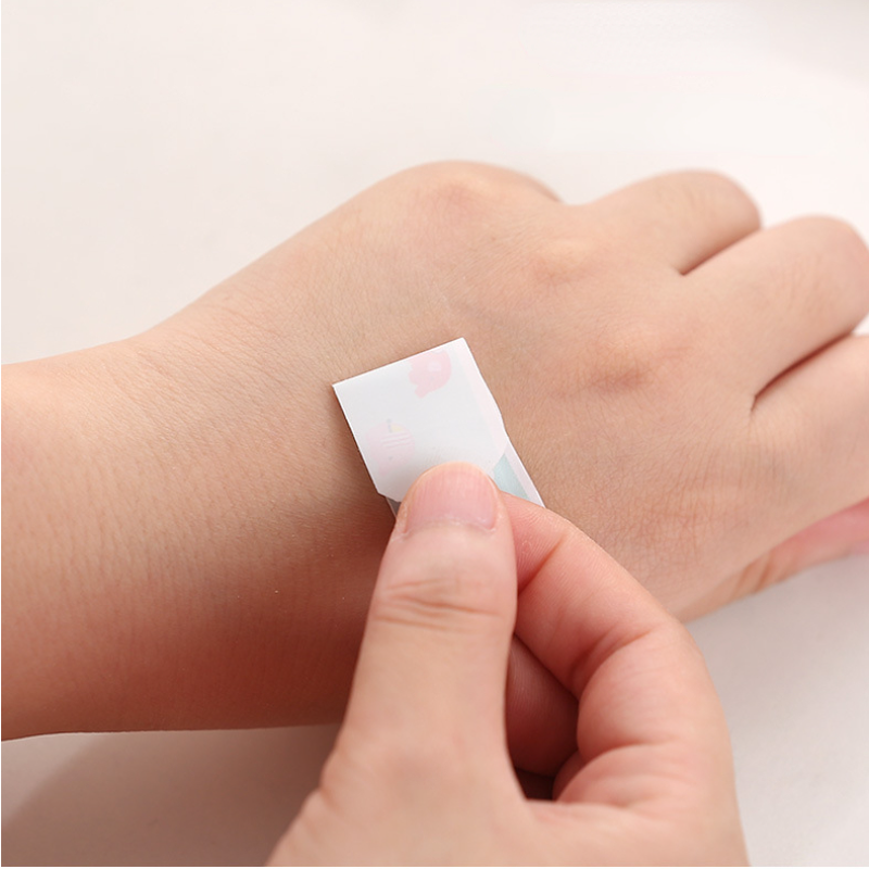 Patch de plâtre imperméable pour enfants et bébés, 50 pièces/ensemble, Bandages pour hémostase, bandes d'aide pour bande dessinée, patchs respirants Kawaii