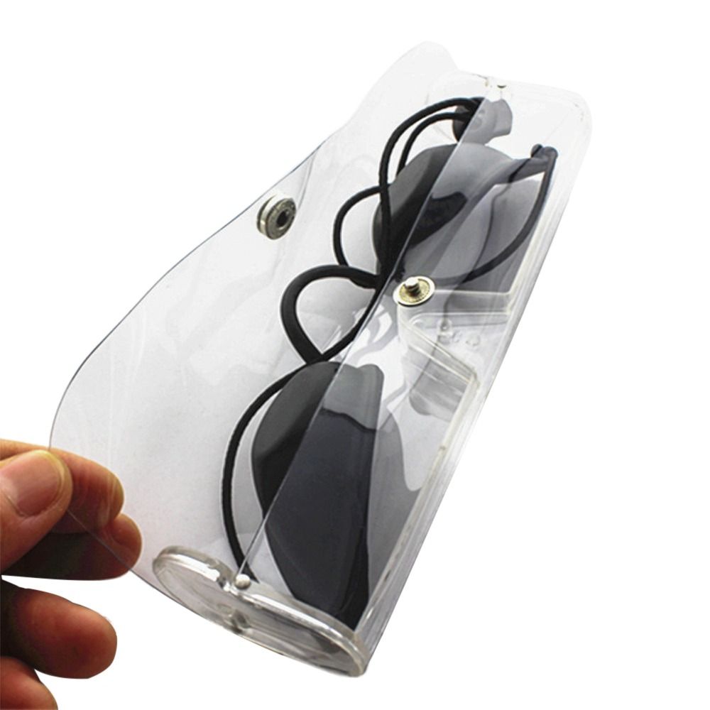 Black Laser Protective Eye Mask Adjustable Silicone Tanning Light Blocking Goggles Cosmetology Eye Protective Eyepatch Supplies