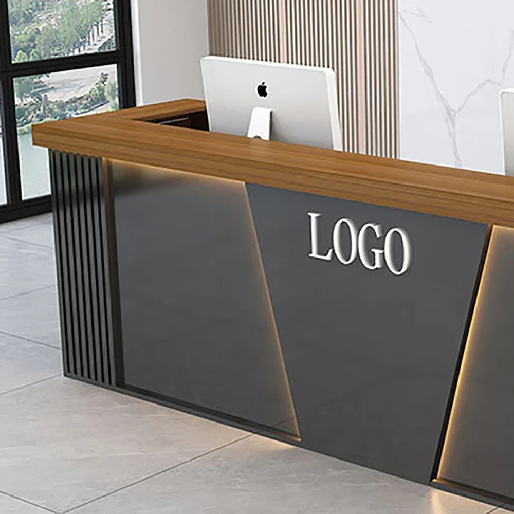 Fashion Elegant Bar Counter Cabinet Modern Glamour Simple Delicacy Reception Desks Nordic Unique Mostrador Commercial Furniture