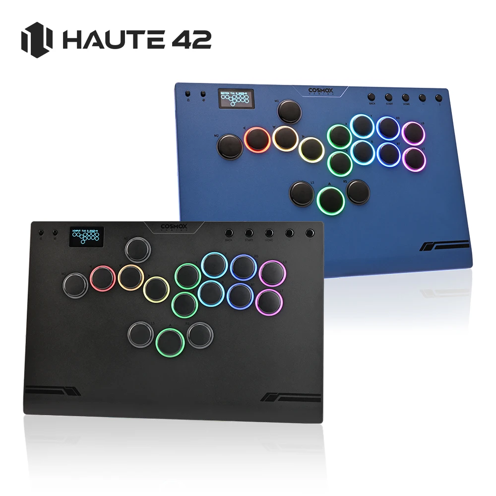Controlador sin palanca Hitbox de aleación de aluminio Haute42, palo Arcade sin pegatinas para PC/ps4/ps5/controlador de lucha Hitbox de vapor