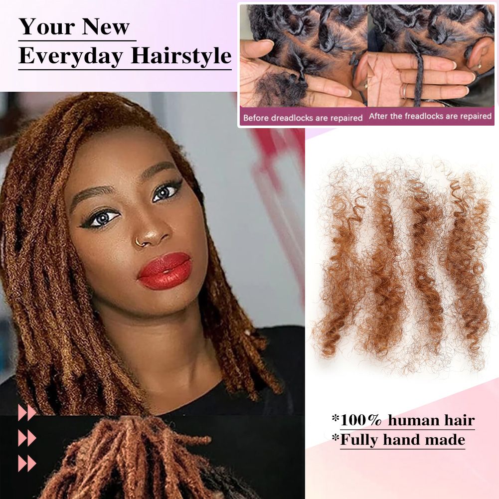 30 #   Afro Kinky Bulk 100% Human Hair Extensions Reggae Vuile Vlechten Braziliaanse Natuurlijke Gehaakte Haar Dreadlocks