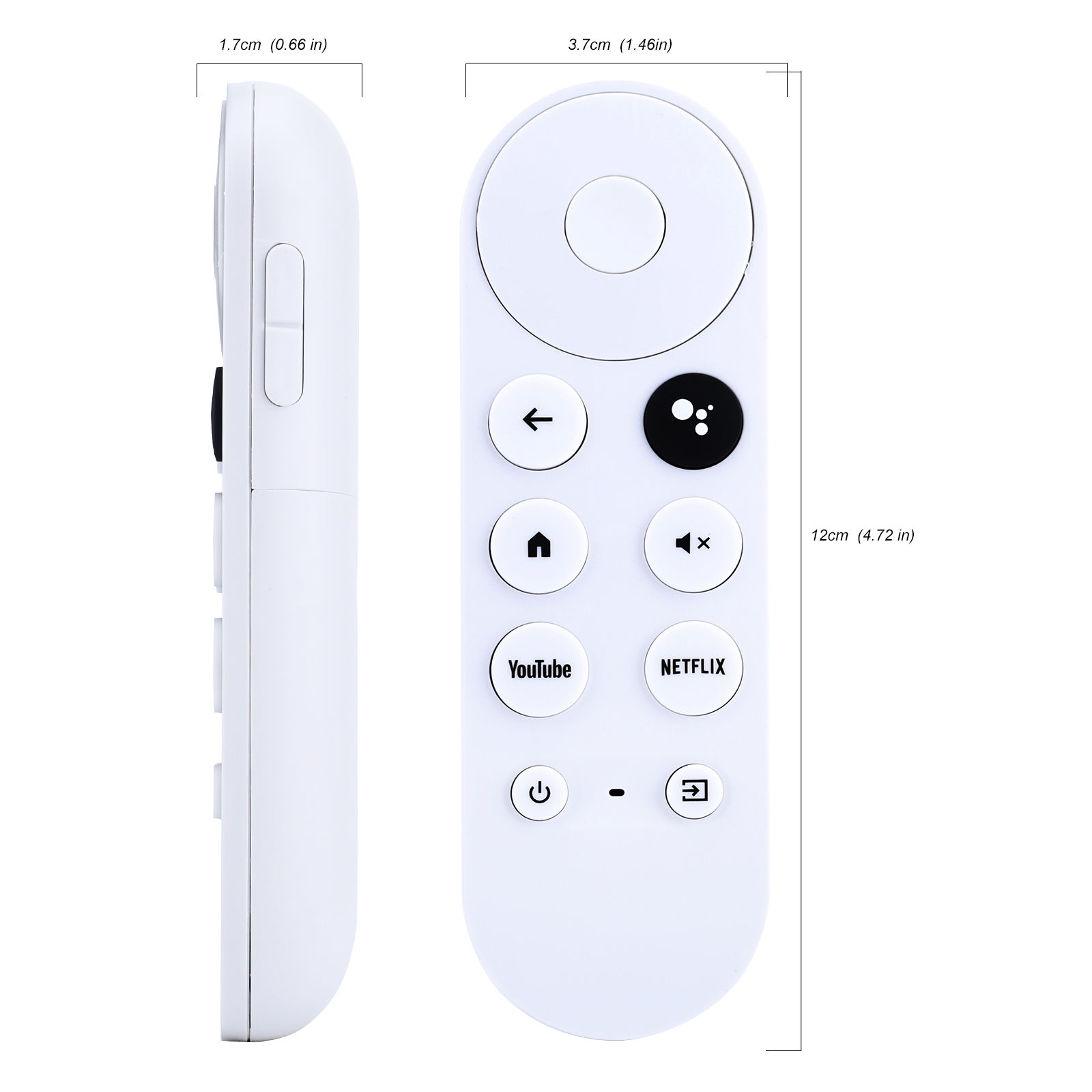 Google Chromecast TV Voice Remote Control Replacement for G9N9N GA01409-US GA01920-US GA01919-US GA01923-US GA02463