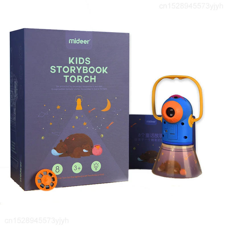 Projecteur d'histoire avec veilleuse, lampe de poche, jouet pour enfants, Machine à histoires de couchage, jouet lumineux pour bébé, apprentissage précoce, éducatif