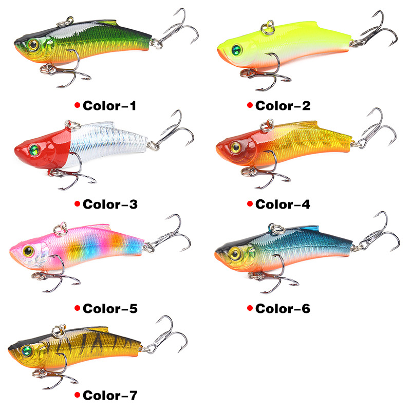 1 Cái Mùa Đông Mồi Dụ Cá Minnow VIB Thìa Spinner Mồi 70Mm 18G Mồi Giả Jig Wobblers Câu Cá mồi Câu Cá