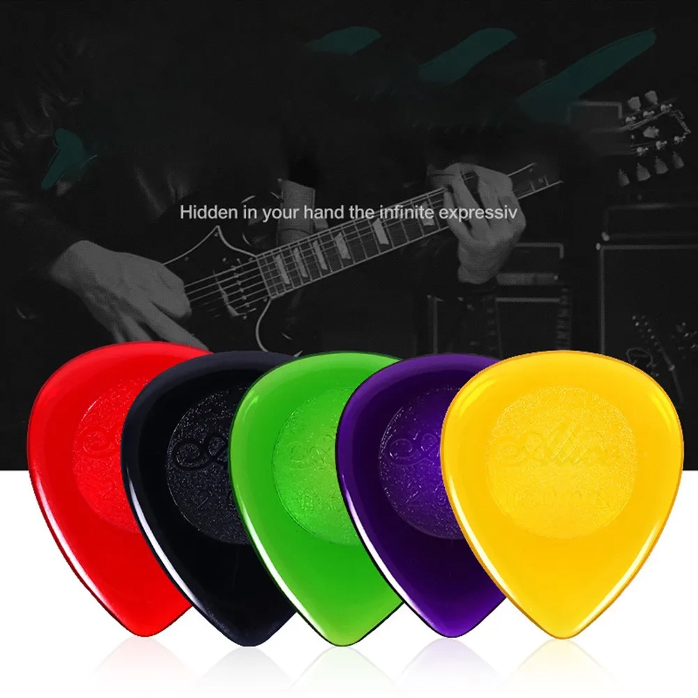 6 ชิ้น Alice Stubby กีตาร์ Picks ABS Plectrums ขนาดใหญ่ Stubbies ขนาดใหญ่ความหนา 1 มิลลิเมตร 2 มิลลิเมตร 3 มิลลิเมตรกีตาร์ Pick กีตาร์อุปกรณ์เสริม