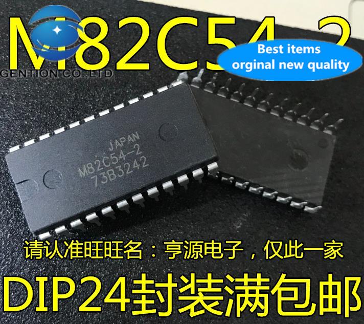 10 piezas 100% original, nuevo, en stock, M82C54-2, DIP24, MSM82C54-2, 82C54-2, SOP32, Memoria IC