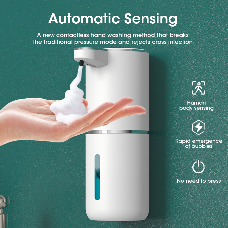 Cleaning Foam Machine Soap Dispenser Portable Household Touchless Automatic Sensor Foam Hand Sanitizer Sensor Public Restroom