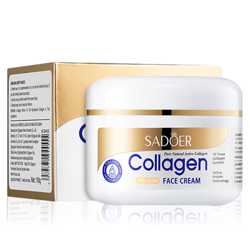 SADOER Colágeno Firmador Creme Facial sknicare Hidratante Cremes Faical Creme Beleza Rosto Produtos de Cuidados com a Pele