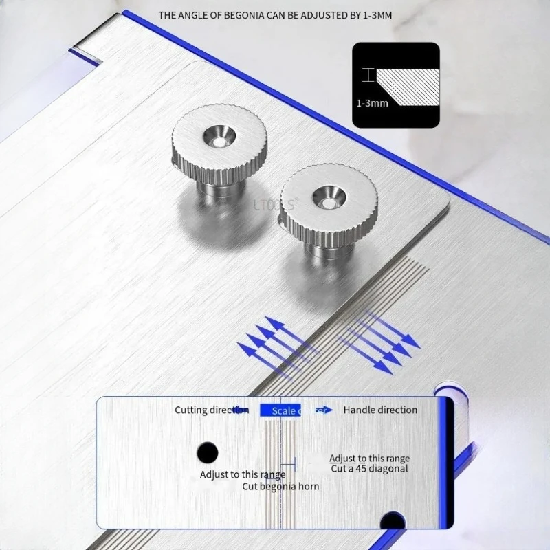Tile chamfering Cutting Tool For 100 Type Angle Grinder Portable Chamferer Metal Tiling 45 Degree Ceramic Tile Seat Chamfer