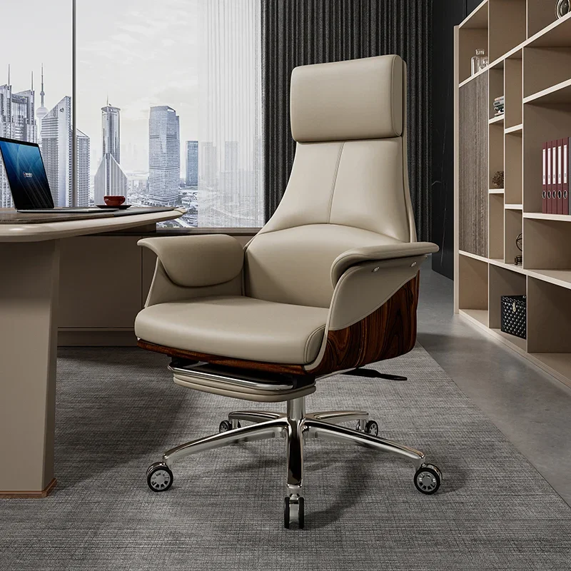 Silla de jefe cómoda para el hogar y la Oficina, sillón reclinable con función de siesta para sentarse durante mucho tiempo, uso en computadora