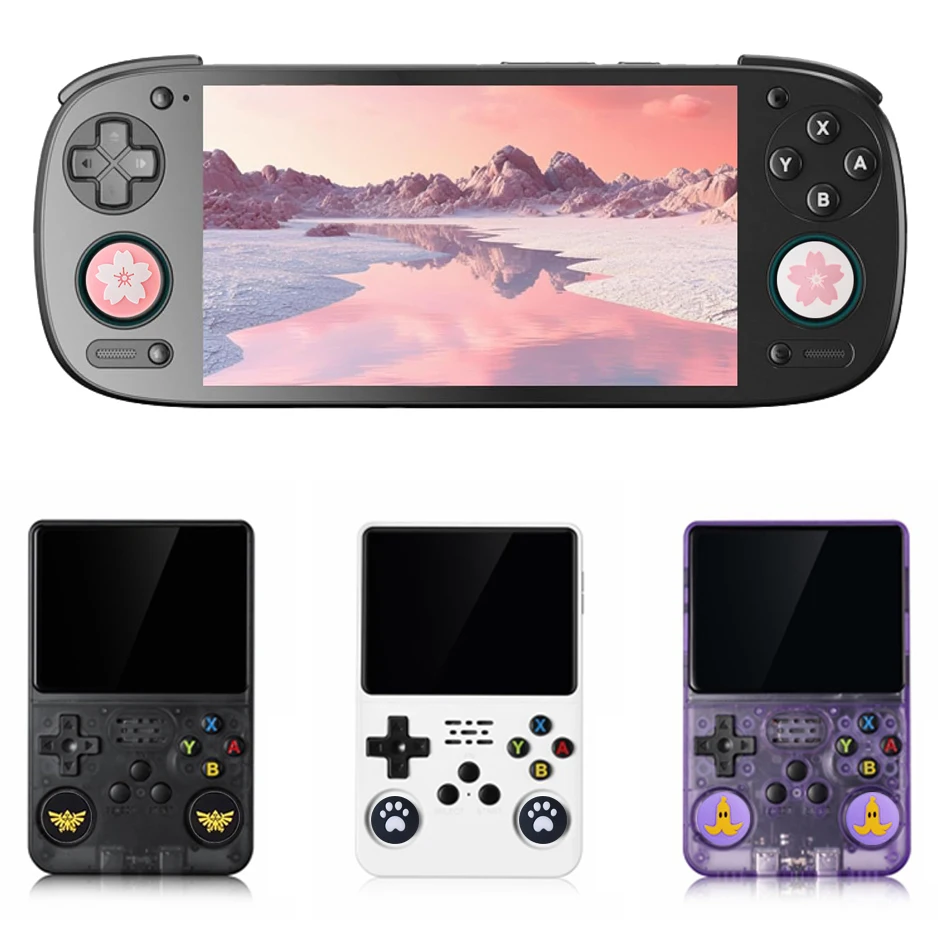 4 pz/lotto Silicone Thumb Stick Caps Grip Analogico Joystick Caps per R36S R35S R35 Plus Retroid Pocket 5 RG40XX H Accessori di Gioco
