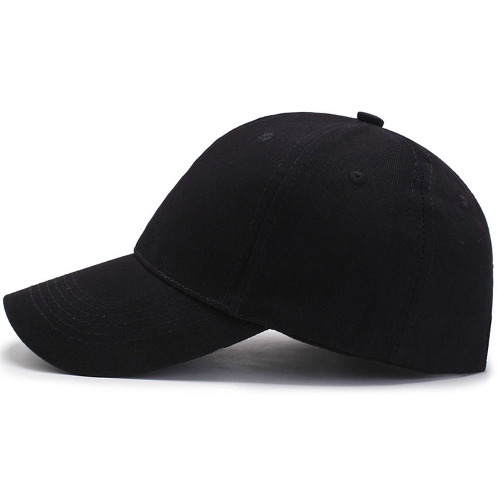 Baseballkappen, Schwarz, für Herren und Damen, Sportkappe, verstellbare Baseballkappe aus Baumwolle, lässige Sommermütze