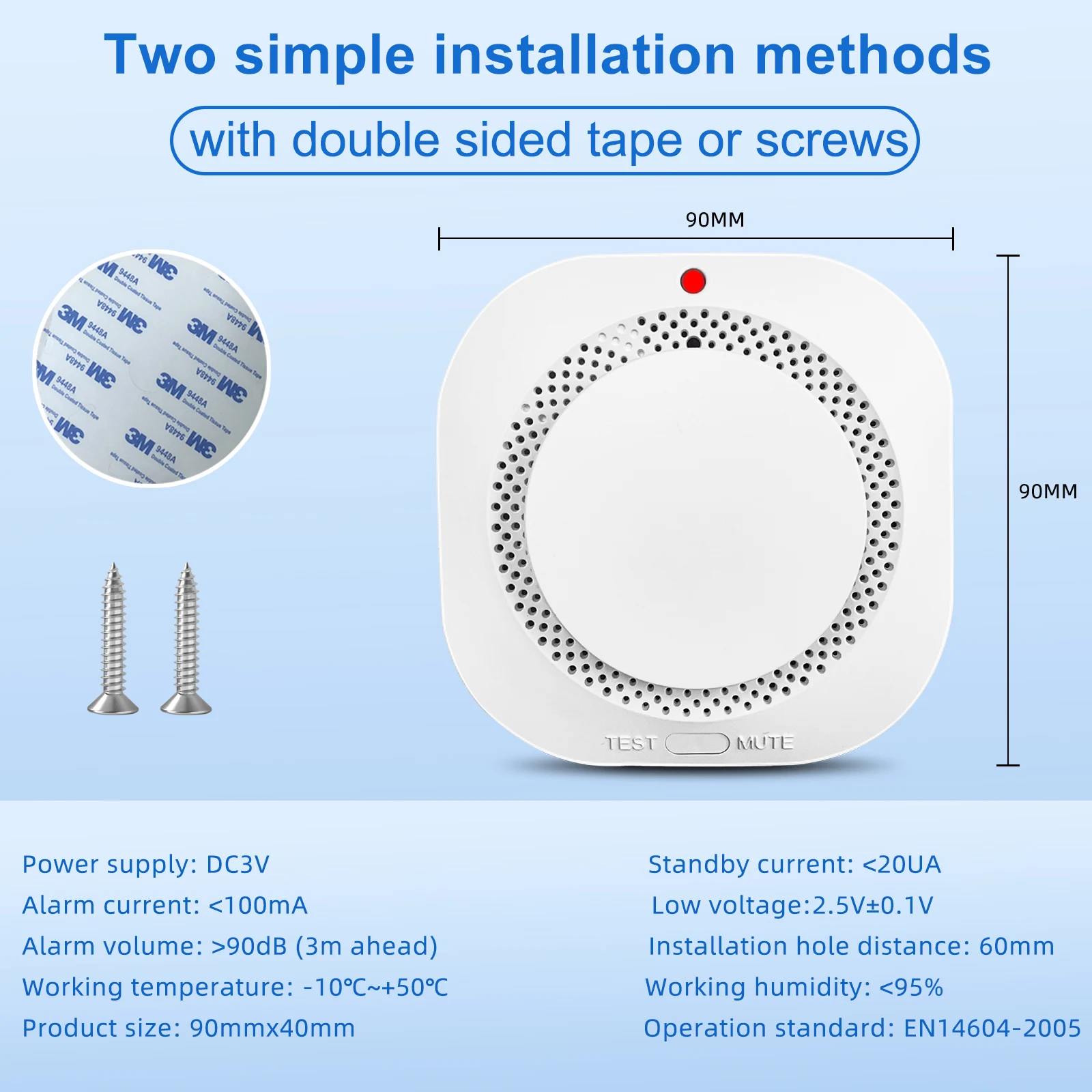 The Current Hot-selling Wireless WIFI Smoke Alarm Detects Fire Hazards in Time