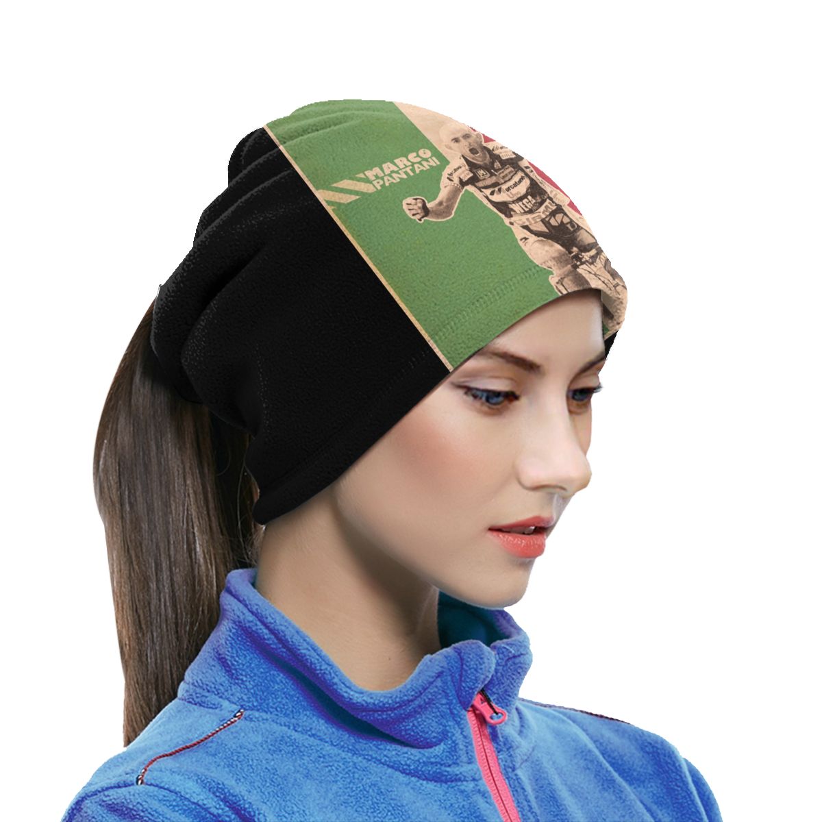 Marco pantani ciclismo campione il pirata cesenatico 3 microfibra pescoço gaiter bandana lenço headwear