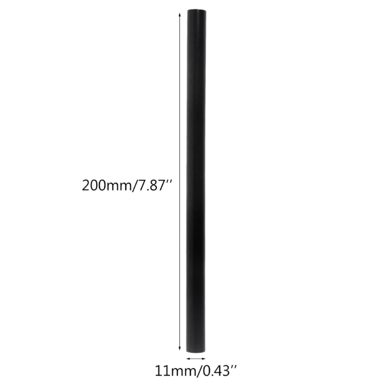 M6CF 5 шт. термоклей-карандаш черный с высоким клеем 11 мм для DIY Craft Repair Tool