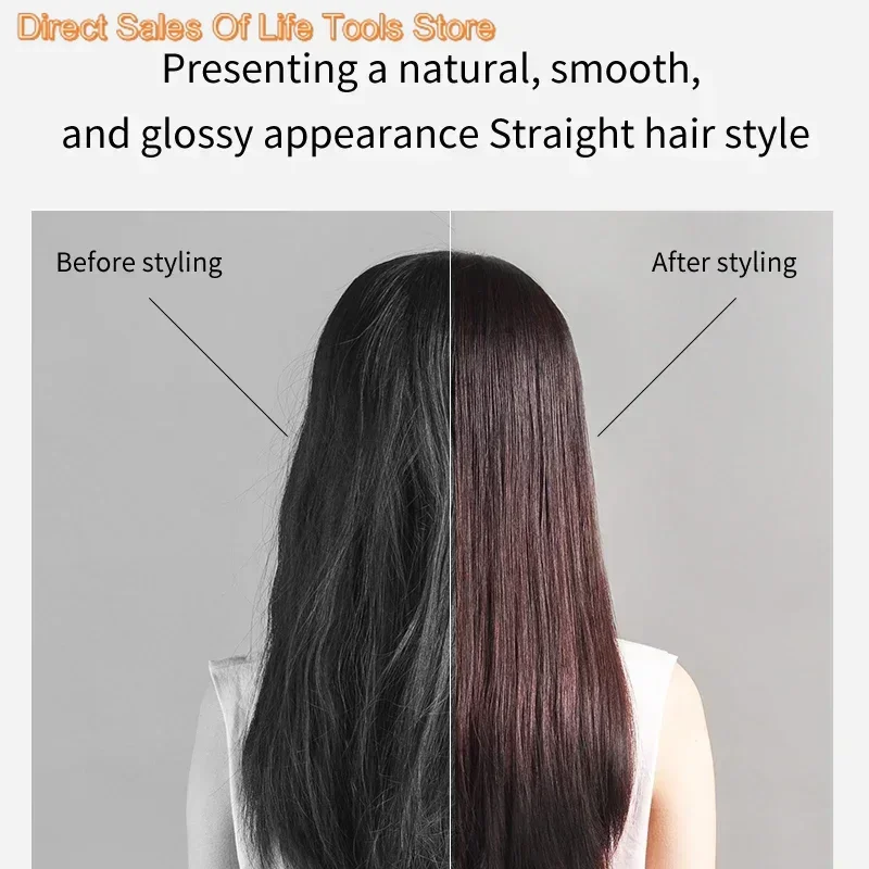 2-IN-1 professionele stijltang en föhn Heat-Up haar stijltang, negatieve ionen ijzer langdurige styling tool