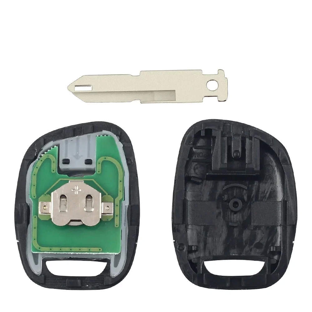 KEYYOU 1 Button For Renault Clio Master Twingo Kangoo 433Mhz Car Remote Key Fit Uncut NE73 VAC102 Blade ID46 PCF7946 Chip Shell