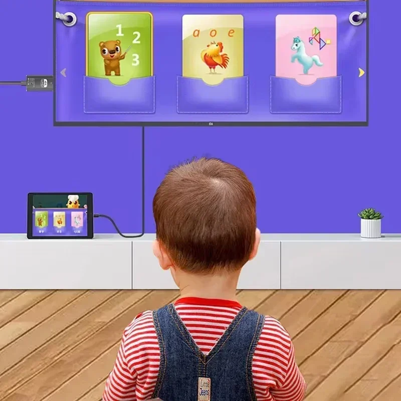 Type C to HDMI Adapter 4K 60Hz Type C Cable HDTV Converter Cable for iPhone 15 TV Converter MacBook Air iPad Samsung Book Laptop