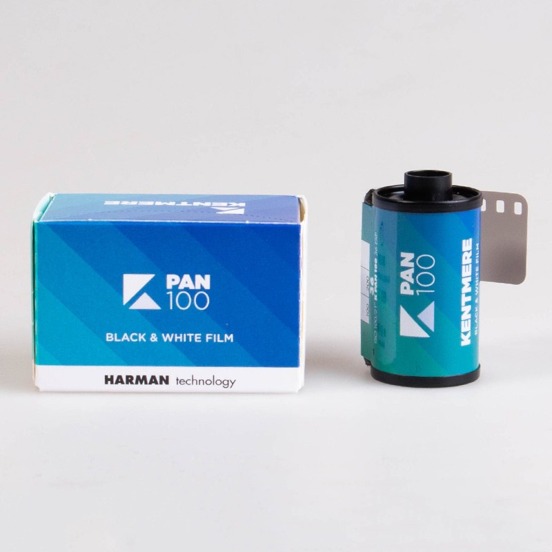 UK Kentmere PAN 100 135 mm Film rétro négatif noir et blanc 36 feuilles/rouleau