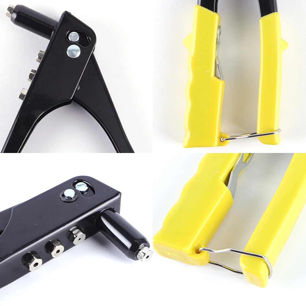 Heavy Duty Riveter Gun Set Hand Riveter Set Blind Rivet Pliers Gun DIY Rivets Nut Automotive Tools