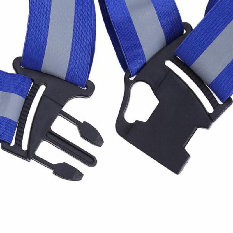 1PC Unisex Night Running Jarretel Reflecterende Heren Bretels Kleurrijke Verstelbare Lichtgevende Brede Bretels Jeugd Sport Riem