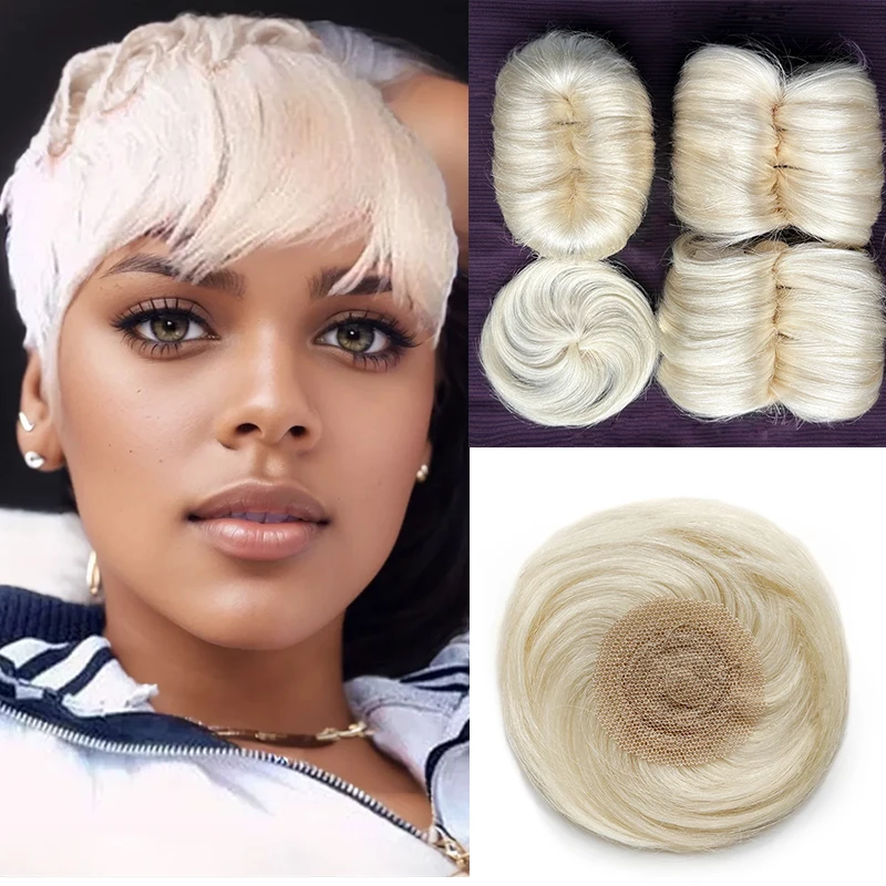 Pacotes de cabelo humano curto com fechamento cabelo brasileiro encaracolado tecer 3 pacotes com um fechamento central extensões encaracoladas saltitantes naturais