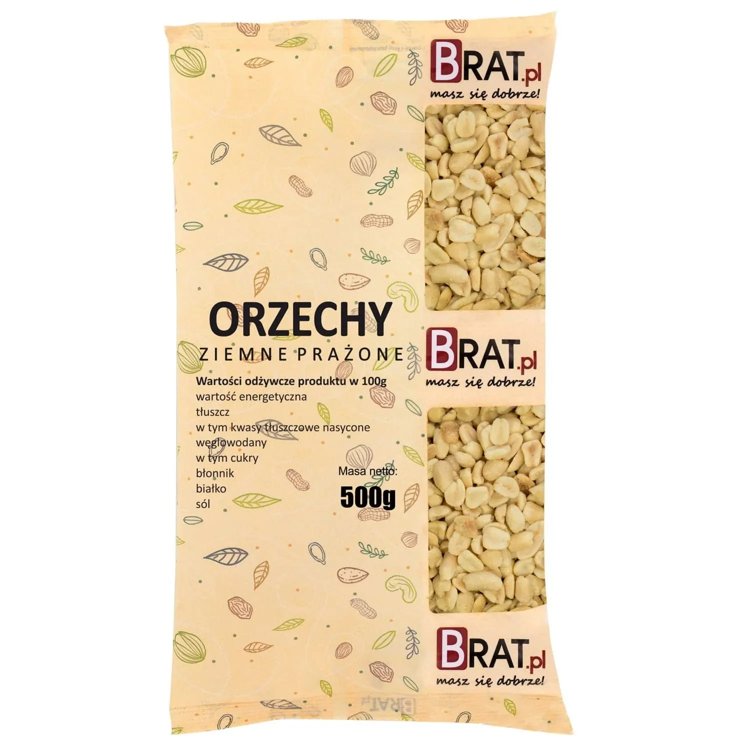 Orzechy ziemne prażone 500g
