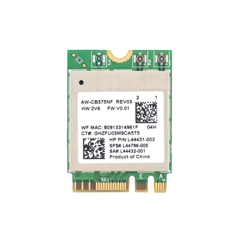 RTL8822CE 5G double bande Gigabit carte réseau sans fil intégrée 5.1 Bluetooth M.2 1200M adapté aux ordinateurs portables de bureau