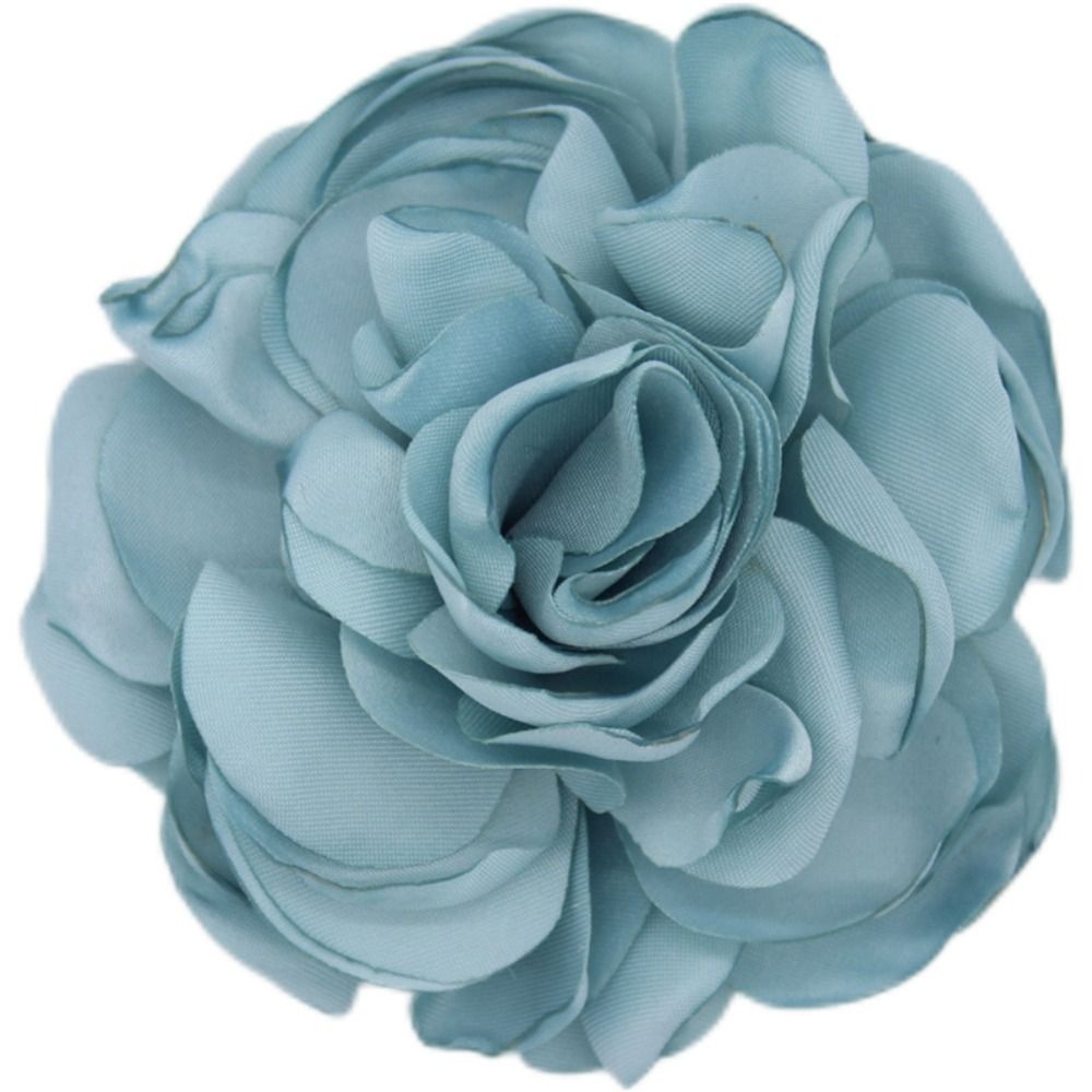Mode Stoff große Rose Blume Brosche Stoff Kunst handgemachte Blumen Brosche Anstecknadeln Abzeichen Kleid Anzug Corsage Hochzeits feier Schmuck