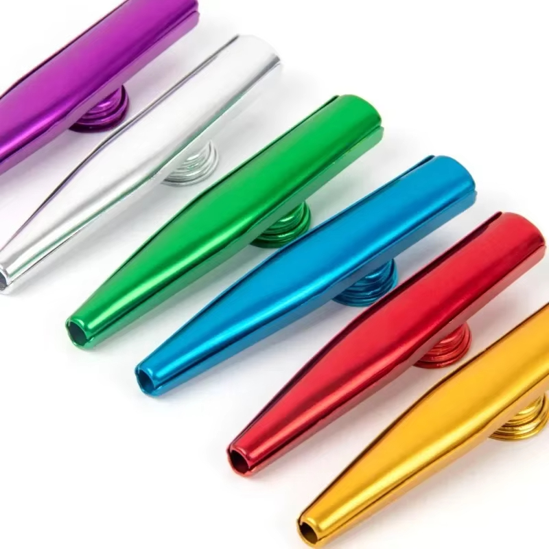 Flûte Kazoo légère en métal, flûte à bouche Harmonica légère pour Instrument de guitare, Instrument d'amoureux du ukulélé