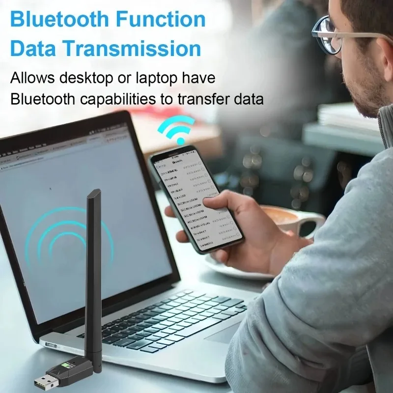 AX900 USB WiFi 6 Bluetooth 5.3 Адаптер 2 в 1 Dongle Двухдиапазонный 2,4G и 5 ГГц USB WiFi Сеть Беспроводной Wlan Приемник БЕСПЛАТНО