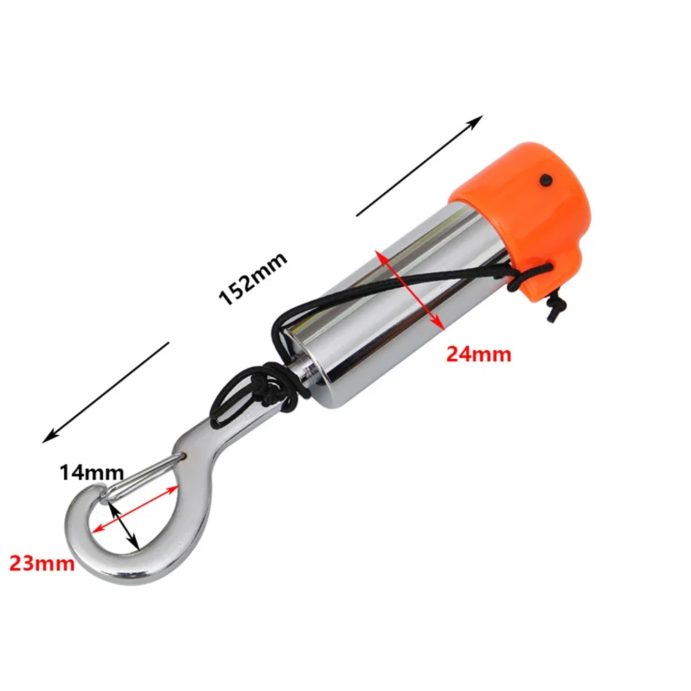 Scuba Diving Safety Tank Signal Shaker Rattle Noise Maker Stainless Steel Underwater Rattle Underwater Diver Communication Stick