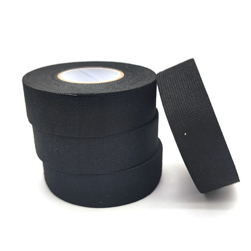 15 Meter hitzebeständiges, flammhemmendes Klebeband, selbstklebendes Gewebeband für Auto-Kabelbaum, Kabelbaum, Schutz, Breite 9/19/25 mm