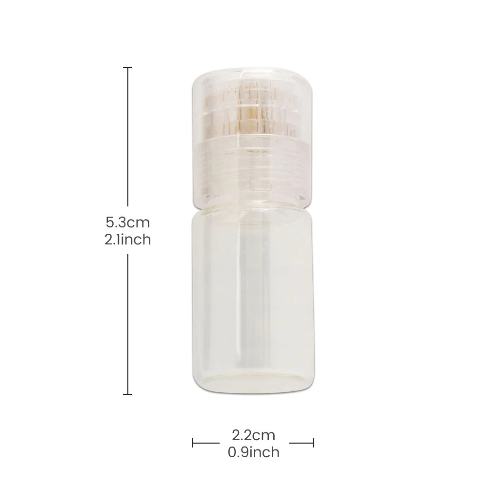Wiederverwendbare Hydra 20-polige Mikronadel, Titanspitzen, Derma-Nadeln, Haut, Anti-Aging, Aufhellung, Flasche, Stempel, Serum, Injektion, Schönheitswerkzeug