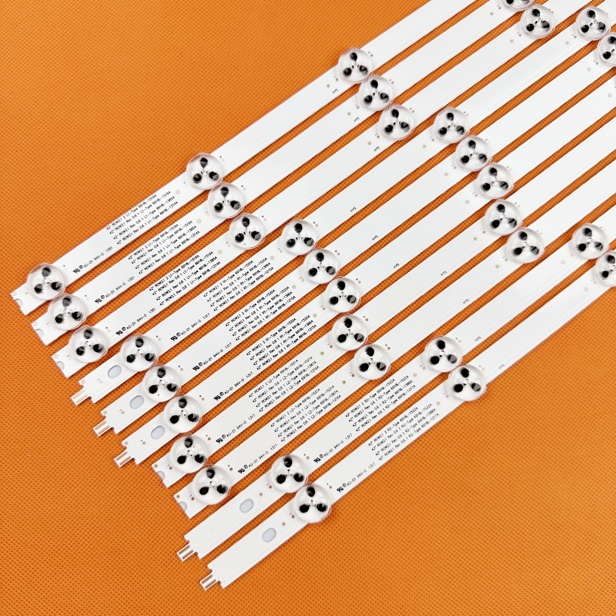 LEDバックライトストリップ,42ln575s,42la615v,42ln570s,42la620v,42ln5110, 42ln5400, 42ln542v,6916l-1386a,6916l-1387a,6916l-1388a